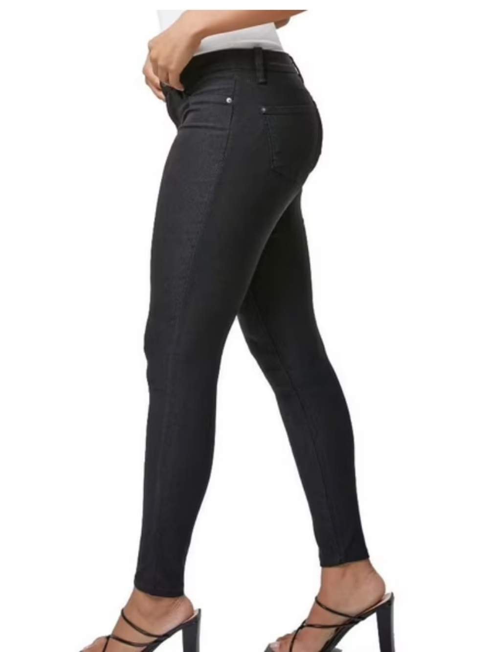 YMI Women’s Slim Straight Jeans mid rise Dark Gray 9 184